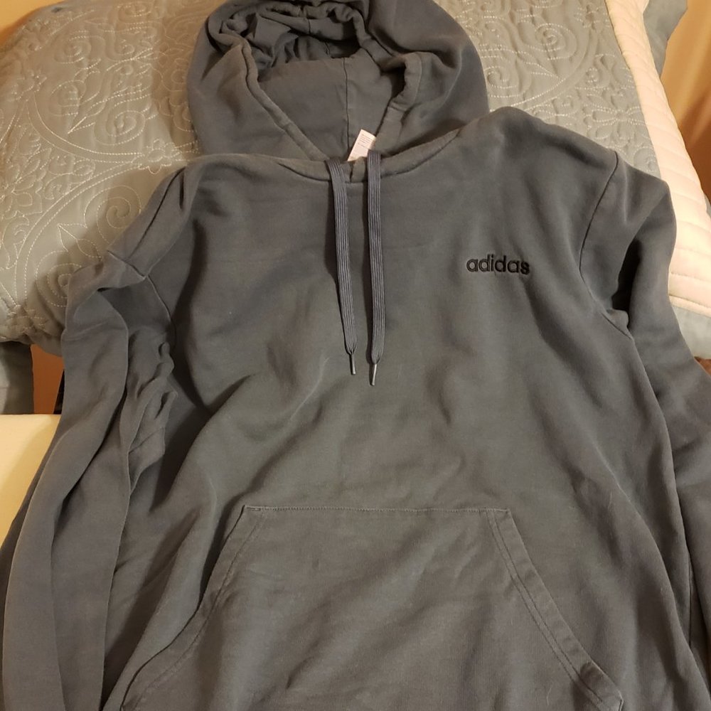 Adidas XL Blue Hoodie